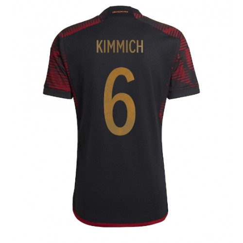 Echipament fotbal Germania Joshua Kimmich #6 Tricou Deplasare Mondial 2022 maneca scurta